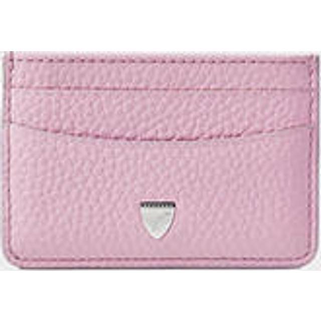 Aspinal of London Leather Slim Credit Card Holder, Lilac