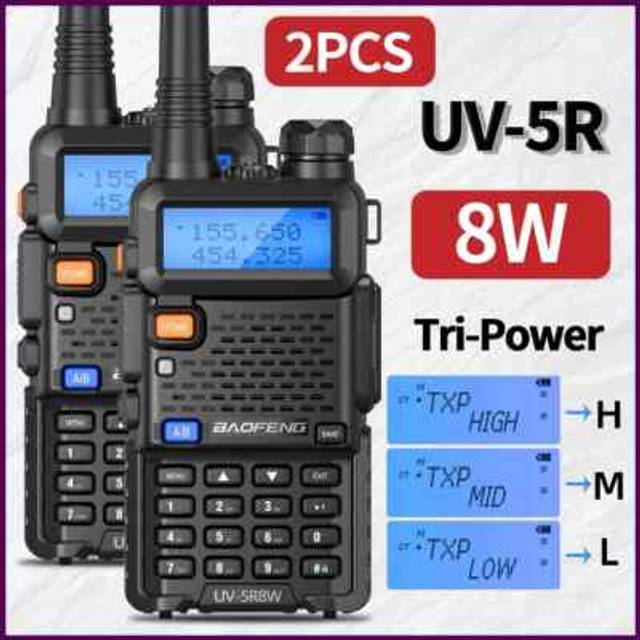 Hot Sale Baofeng UV-5R Walkie Talkie UV5R Tactical two way radio handheld transmitter portable FM radio