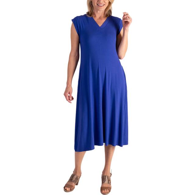 Electric Blue Jersey Dress