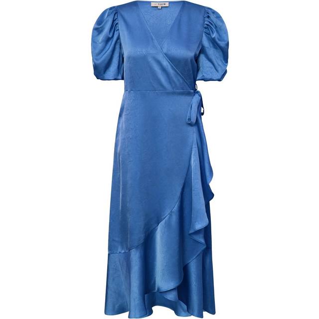 A-View - Kjole - Sinda Dress - Medium Blue