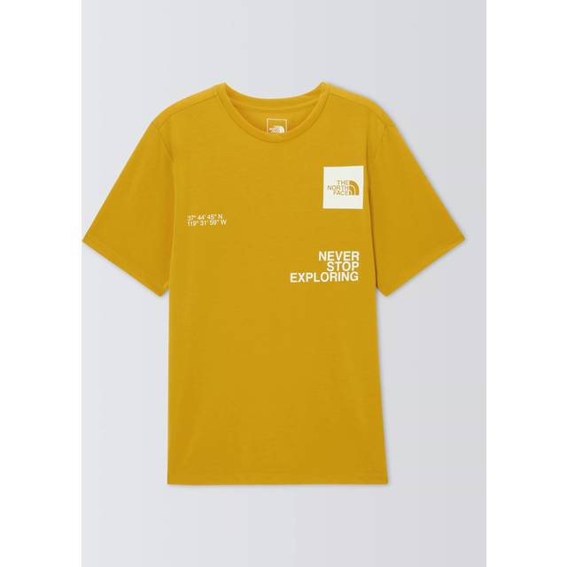 The North Face Mount Regular Fit Short Sleeve Coordinate Graphic T-Shirt, Turmeric