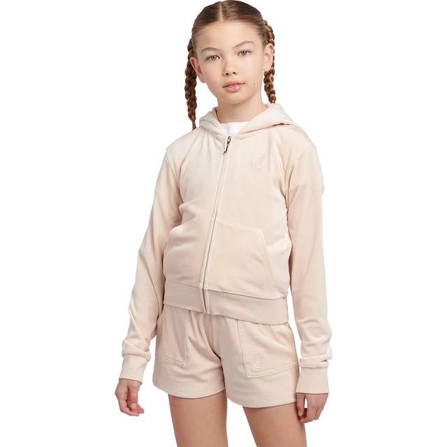 Juicy Couture Kids' Velour Tonal Zip Hoodie