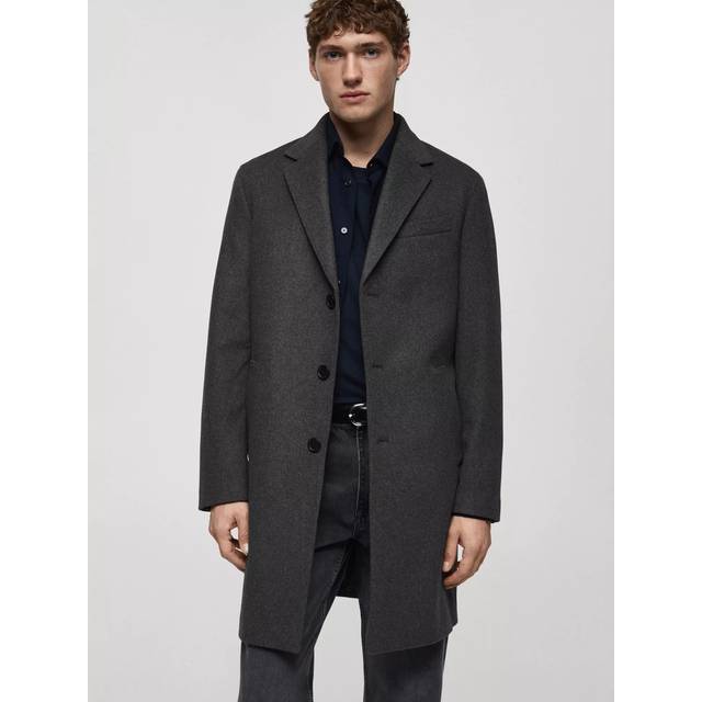 Mango Men's Arizona Wool Blend Coat