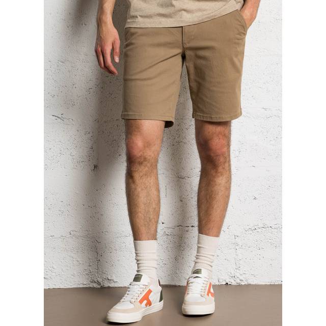 Farah Vintage Hawk Twill Shorts Brown