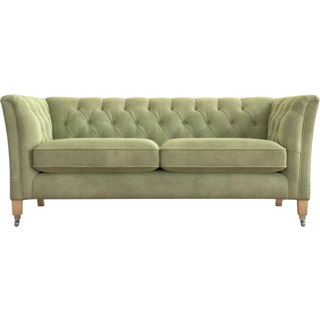 Laura Ashley Chatsworth Medium 2 Seater Sofa, Oak Leg