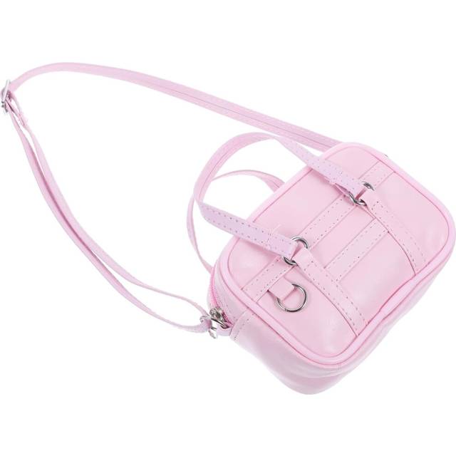 Doll Handbag Miniature Bag for Dolls Crossbody Purse Dollhouse Handheld Bag Doll Accessories for Dress Up Play