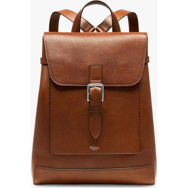 Mulberry Chiltern Small Classic Grain Leather Backpack, Oak