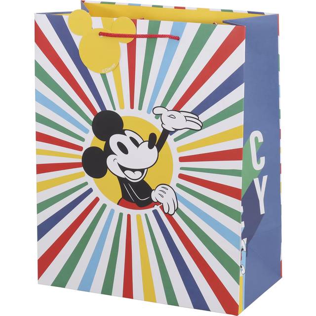 Disney Mickey Mouse Rainbow Gift Bag, Multi, Medium