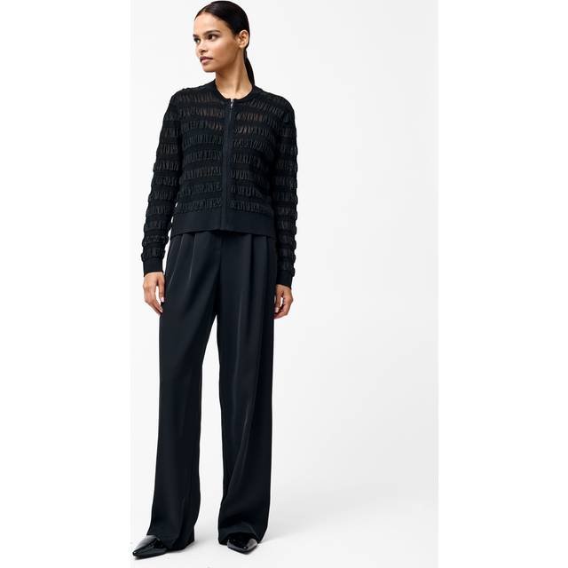 French Connection Melba Long Sleeve Textured Cardigan