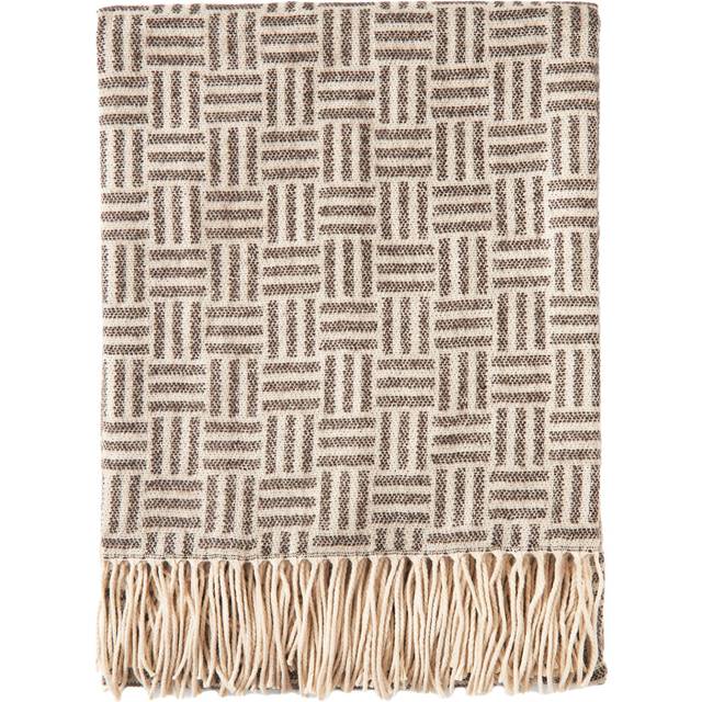 (One Size, Black) Vinga Lenox Geometric Throw
