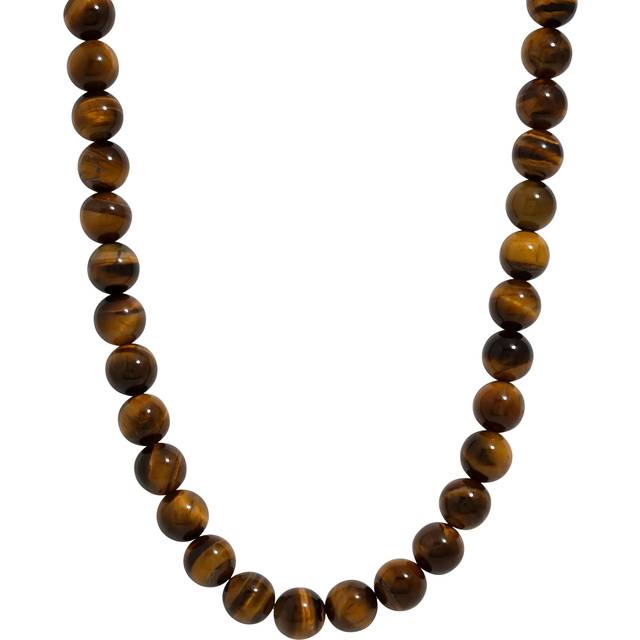 Jon Richard Jon Richard Gold Plated Tigers Eye Necklace
