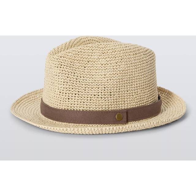 John Lewis Paper Braid Trilby Hat, Natural