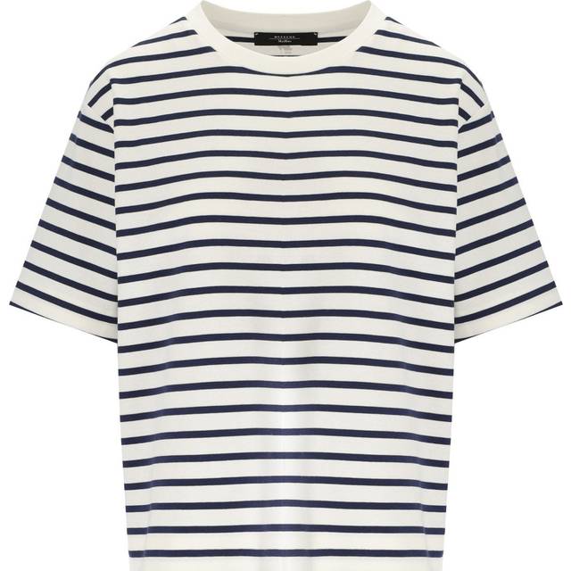 MAX MARA WEEKEND MULTID BLUE STRIPED T-SHIRT
