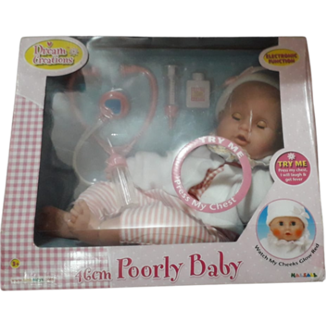 46cm Sound Doll Battery Operated Child Boy Baby