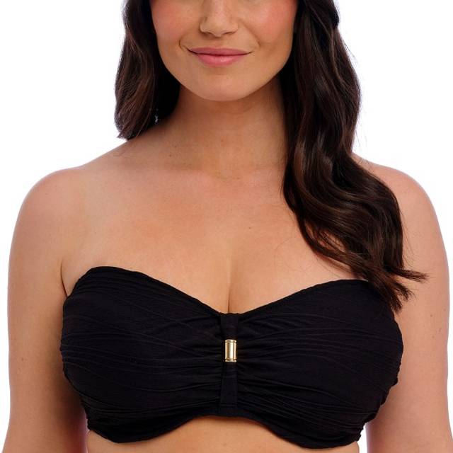 Fantasie Beach Waves Underwire Bandeau Bikini - Black - D 70 * Kampanj *