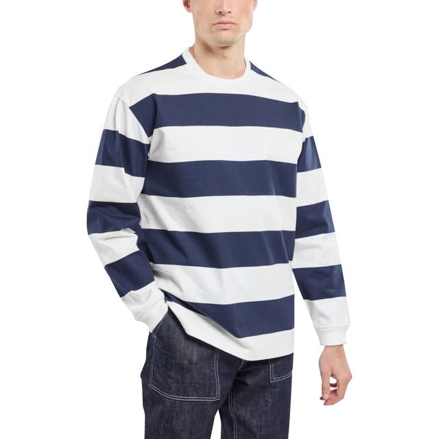 ARMOR LUX Striped T-Shirt Long Sleeves Héritage |Vit |3XL