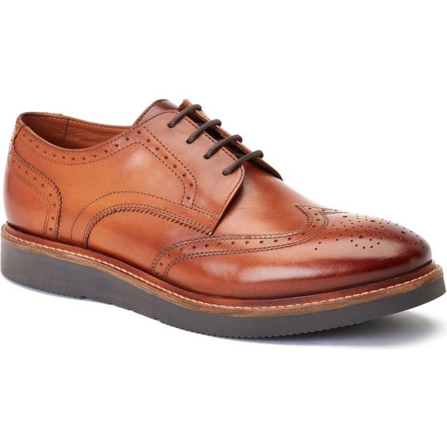 Base London Mens Joe Leather Brogue Shoes UK Size 8 (EU 42)