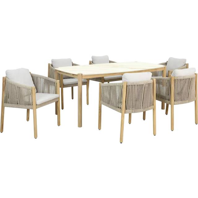 Kettler Naples Rope 6 Seat Dining Set
