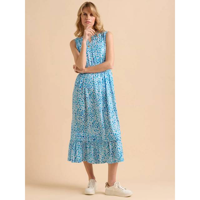 Sea Glitter Maxi Dress - Light Blue - 18