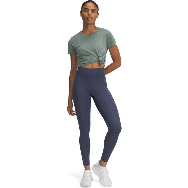 Under Armour Women's Quick-Drying Leggings, Gray/Reflective