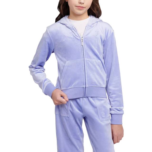 Juicy Couture Kids' Velour Tonal Zip Hoodie