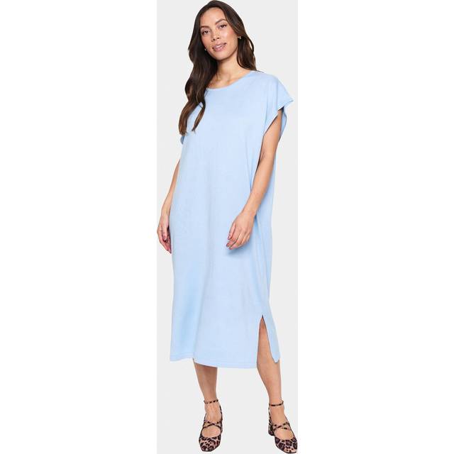 Saint Tropez, Klänning, Dam, L, Blå Chambray Klänning Milasz R-N Ss - blue (L)