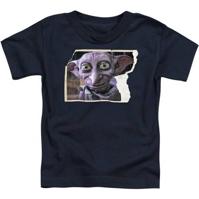 Trevco Sportswear HP7035-TT-1 Harry Potter Dobby Worn Photo Toddler Short Sleeve T-Shirt, Black - Small 2T