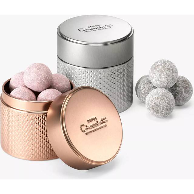 Hotel Chocolat  Pink & Classic Champagne Truffle Tins, 200g
