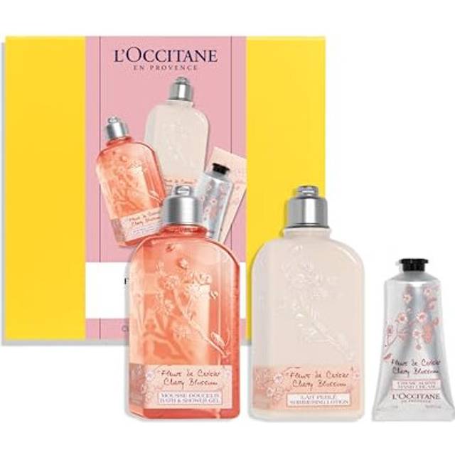 Cherry Blossom Bath and Body Care Set | Floral Scent | Vegan & 93% Readily Biodegradable | Luxury Bath & Body Gift Set for All Skin Types | Amazon