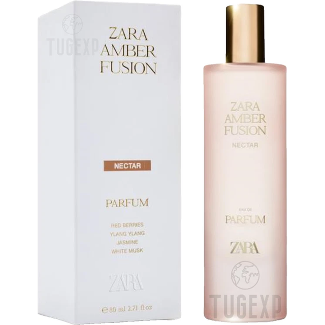 Zara amber fusion nectar eau de parfum 80ml 2.71 oz fragrance women