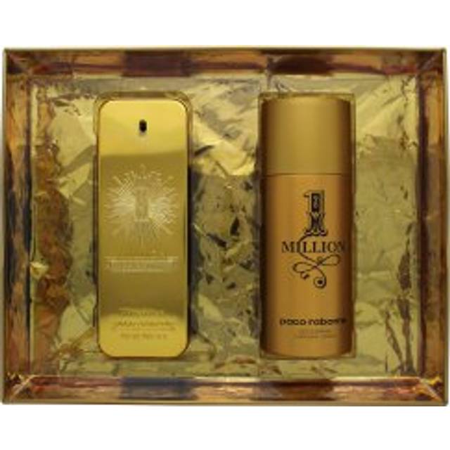 Paco Rabanne 1 Million Parfum 3 Piece Gift Set: Eau de Parfum 100ml - Eau de Parfum 10ml - Deodorant Spray 150ml