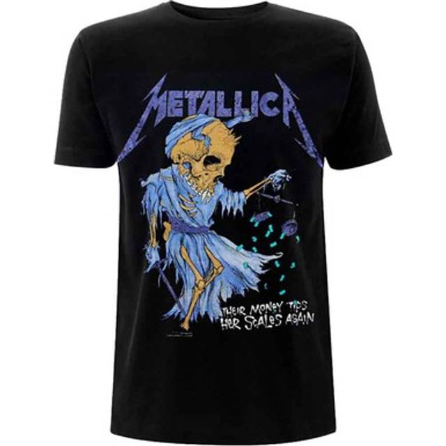(L, Black) Metallica Doris Band Logo T Shirt