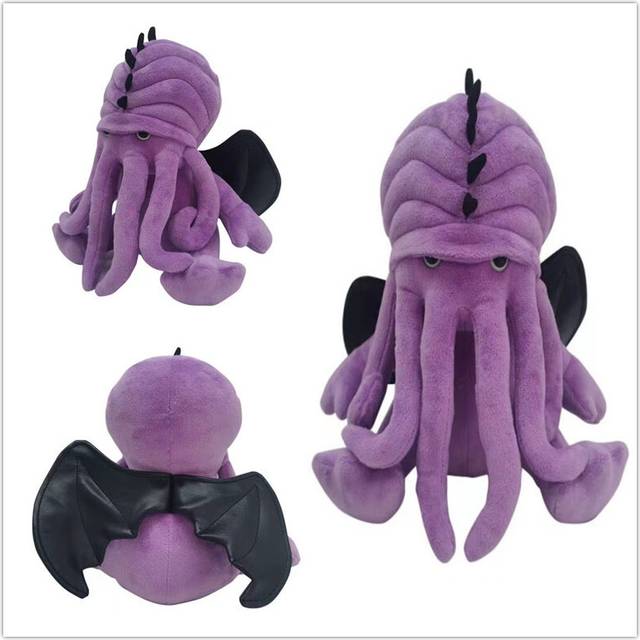 25cm Mythical Creature Kesuruzhang Fish Monster Plush Doll Plush Toy Children's Birthday Gift