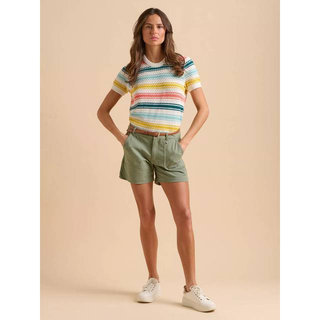 Women's Brakeburn Women's Safari Short Khaki - Green - Size: 16