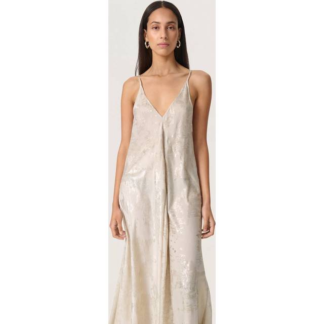 Soaked in Luxury - Maxiklänning Slkitty Strap Dress - Grå