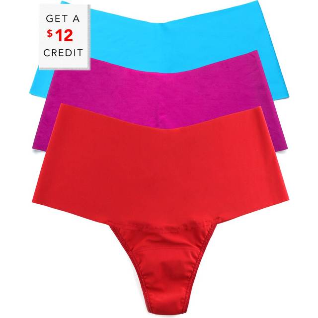 Hanky Panky Set Of 3 Breathe High-Rise Thong