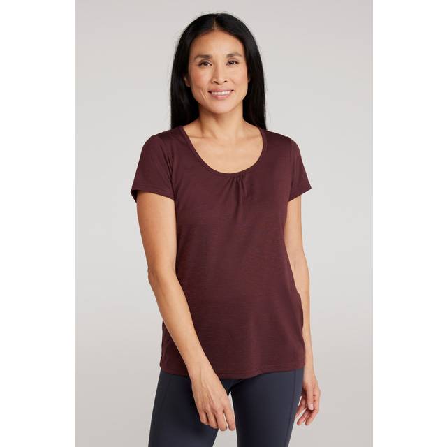Mountain Warehouse Womens Agra Quick Dry T-Shirt - Dark Purple - 4
