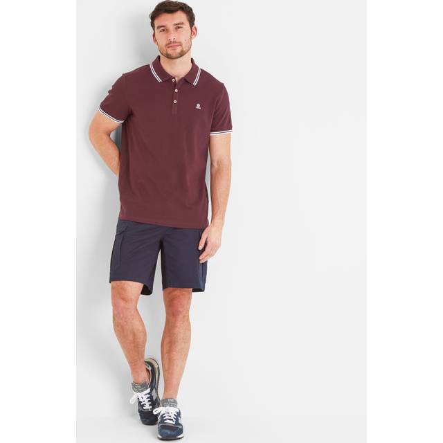 Biston Mens Polo Shirt - Deep Port - L