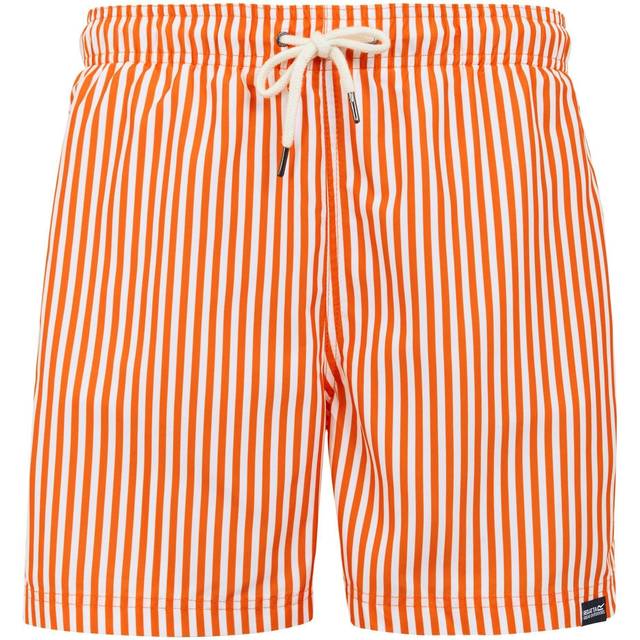 Regatta Mens Loras Stripe Swim Shorts S