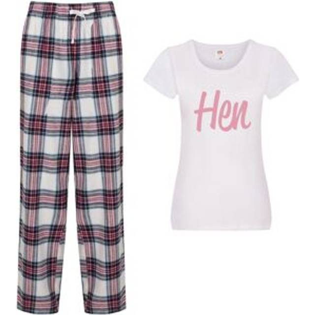 Hen Pyjama Set - Pink - M