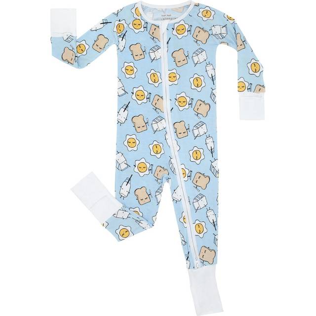 Little Sleepies Zippy Baby & Toddler Pajamas  Sleeper for Boys and Girls  Newborn Sleeper w/ 2-Way Zipper w/Mitten Cuffs  Made From Plant-Derived Visc