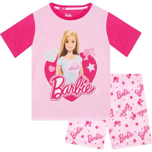 Heart Short Pyjamas - Pink - 6-7 Years