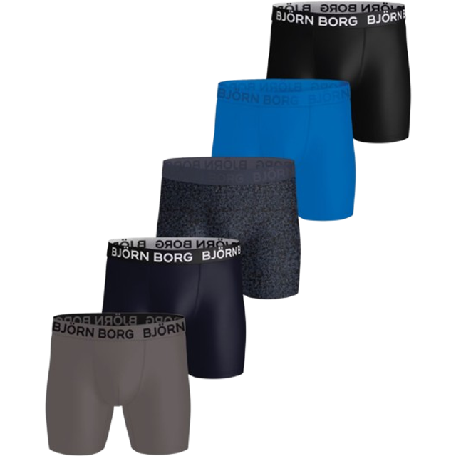 Björn Borg Sports Microfiber Boxers 5-pack Multi, M