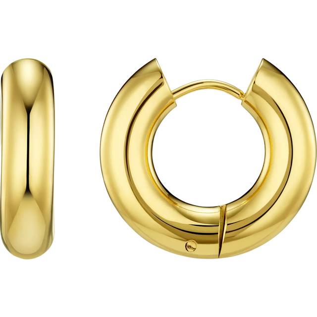 LUXE Waterproof Chubby Hoop Earrings