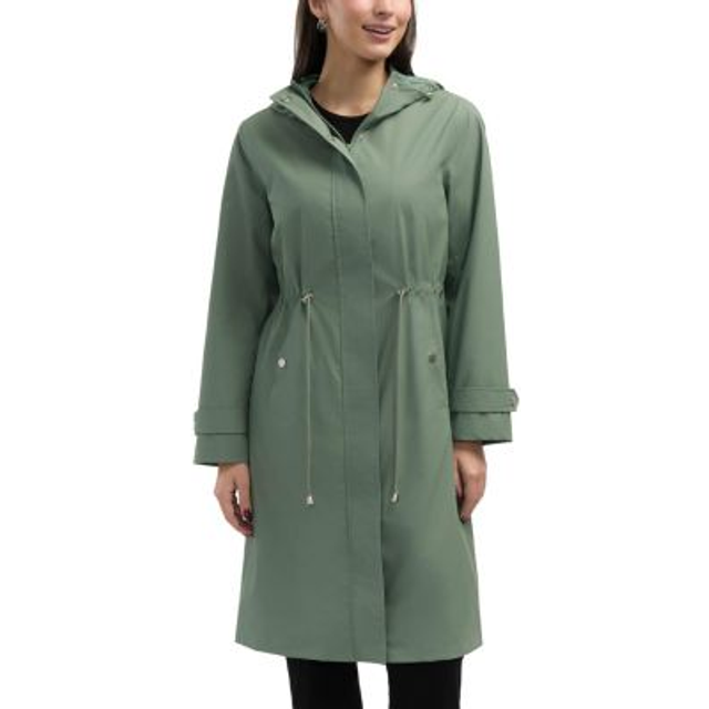 Ellen Tracy Longline Rain (Thin Rubber)