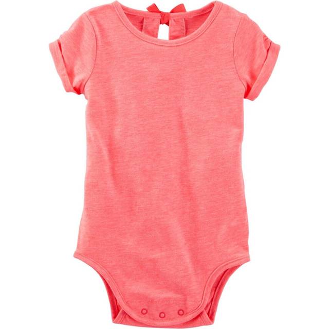 OshKosh B'Gosh Baby Girls' Knit Bodysuit 11057115  Orange  6 Months