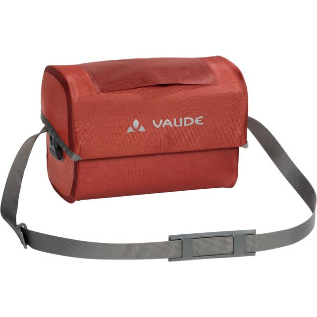 VAUDE Aqua Box Handlebar Bag - PVC-Free Tarpaulin Bike Bag with 6 Litre Storage Volume - Use as a Handlebar Bag or Travelbag with Removable Shoulder