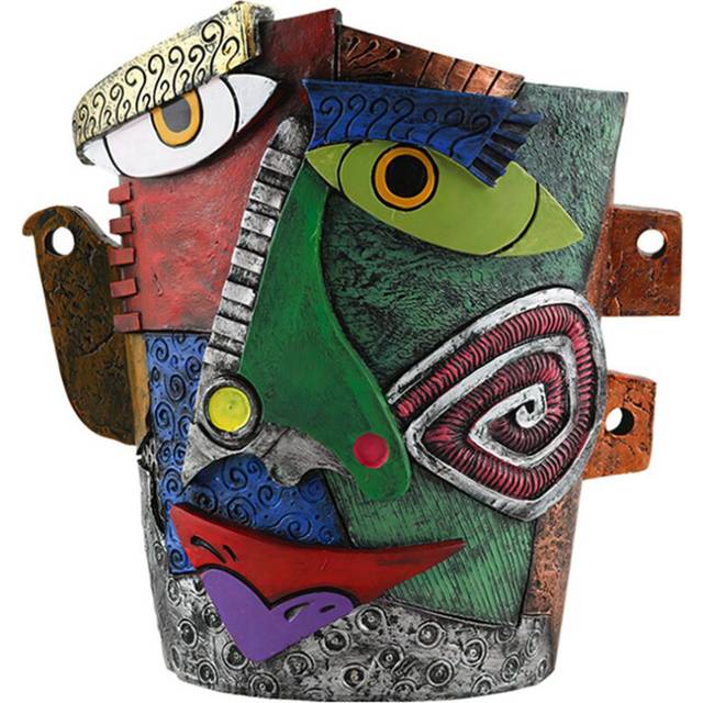 Plant Pots Indoor Face Art Abstract Resin Flowerpot
