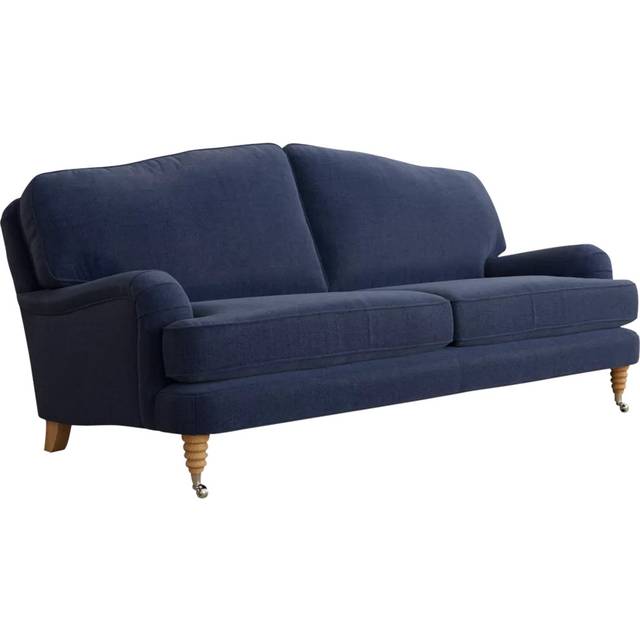 Laura Ashley Lynden Large 3 Seater Sofa, Oak Leg