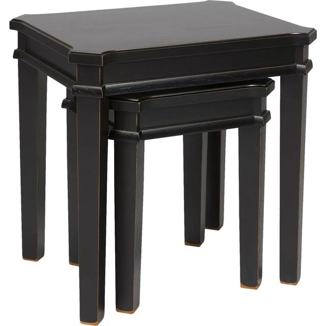 Laura Ashley Henshaw Nest of 2 Tables, Black